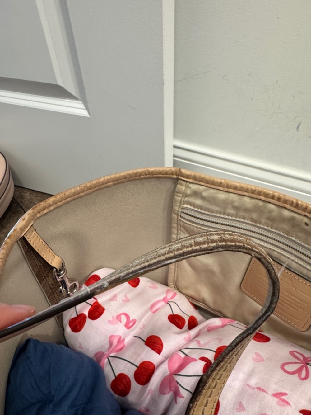Coach signature logo metro city tote bag 2014 F29144 - Picture 10 of 12